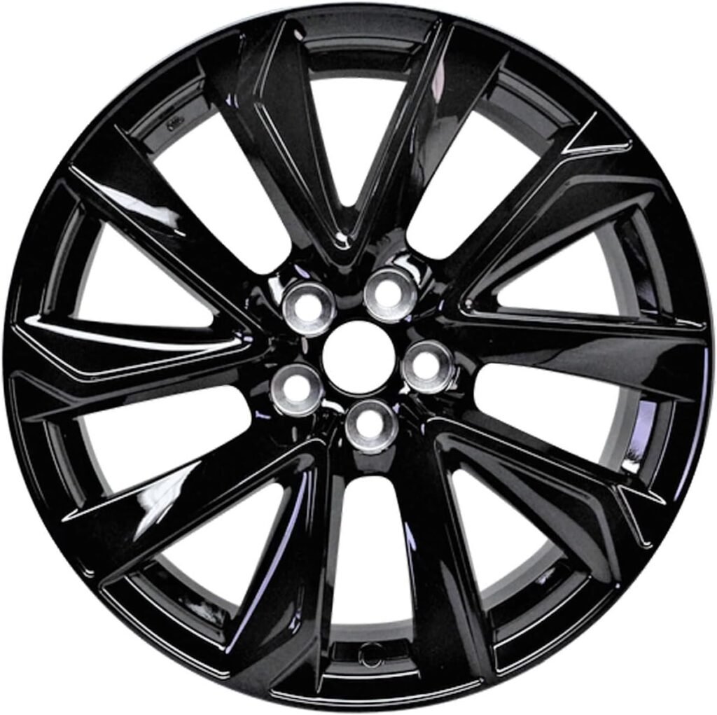 Factory Wheel Replacement 18x8inch 18 Inch Aluminum Alloy Wheel Rim For 2020-2021 Toyota Corolla Nightshade - ALY75236U45N,Direct Fit - OE Stock Specs,Gloss Black