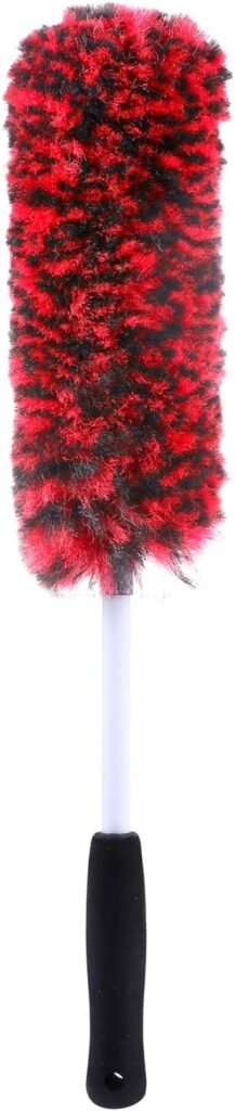 Car Wash Brush - Safe and Soft Polypropylene Fibers for All Wheel Types