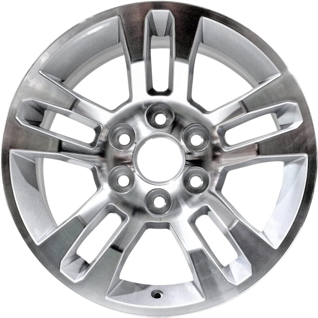 New 18x8.5 18 Inch Premium Aluminum Alloy Wheel Rim for Chevrolet Chevy Silverado 1500 Tahoe Suburban Year 2014-2018 | ALY05646U10N | Direct Fit - OE Stock Specs